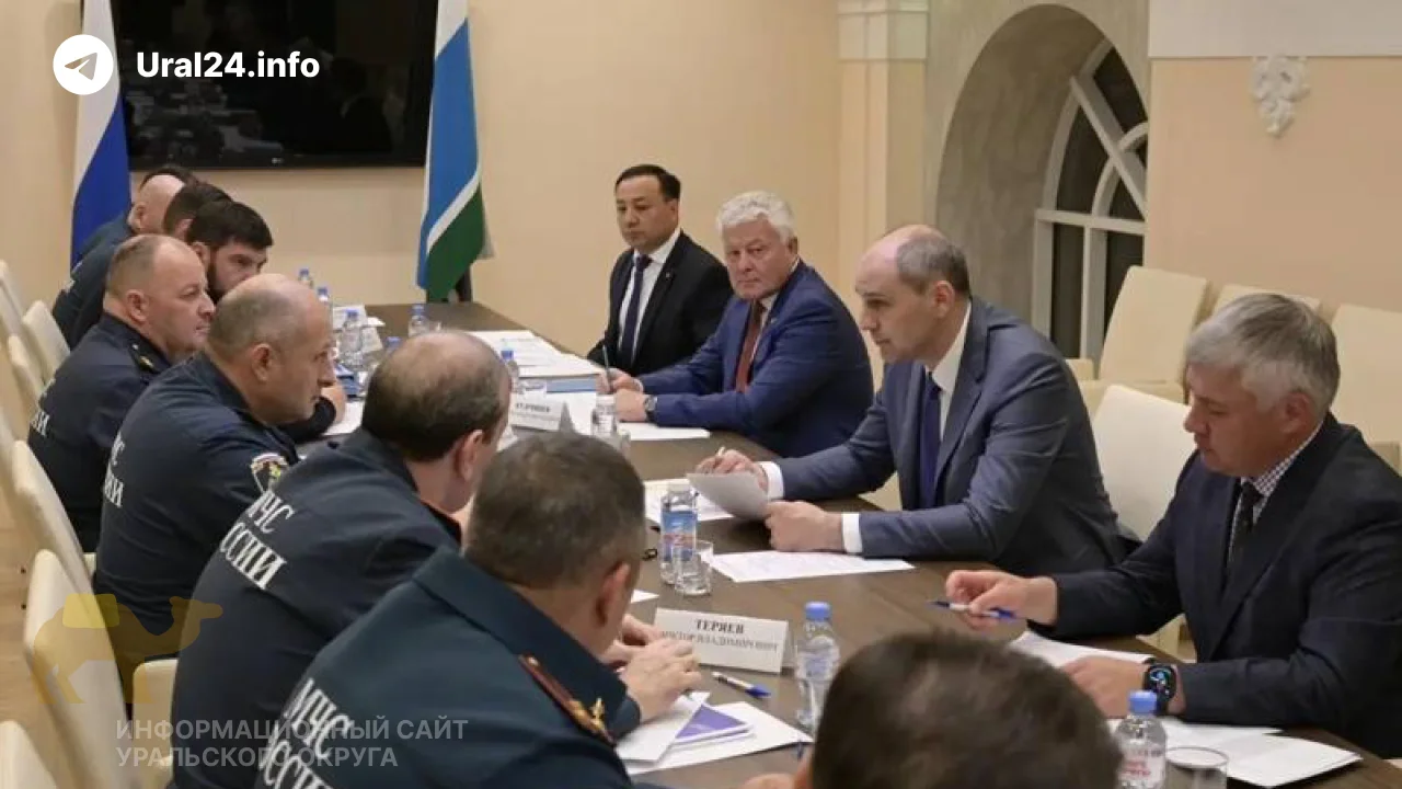 Глава МЧС&nbsp;России прилетел на&nbsp;ночное совещание в&nbsp;Екатеринбург из‑за&nbsp;паводка
